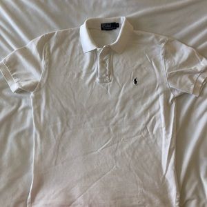 White Polo Ralph Lauren polo. Size M. EUC.
